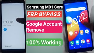Samsung M01 core Frp Bypass Without Pc l 100% Working l Samsung M01 Core Google Account Remove
