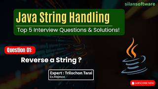 👉 Reverse a String in Java | Java Interview Question with Solution