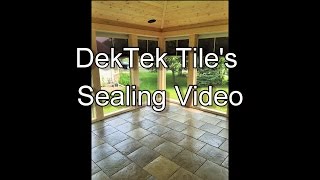 How to Seal a DekTek Tile Deck