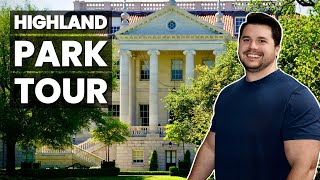 Tour of Highland Park - The RICHEST Town in Texas