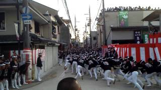 2011　岸和田だんじり祭り　中ノ濱町　ラスト.3GP