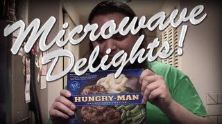 Hungry Man Salisbury Steak - Microwave Delights ep.2