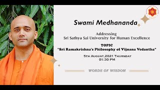 Swami Medhananda On Sri Ramakrishna's Philosophy of Vijnana Vedanta