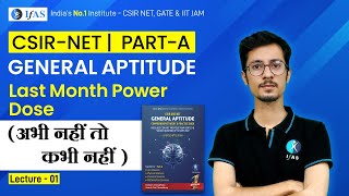 General Aptitude for CSIR NET Physical Science | IFAS