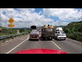 driving on mumbai agra highway nh 60 near malegaon maharashtra india chandwad ghat dhule