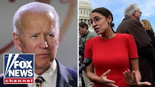 'The Five' react to AOC's claims progressives can 'push' Biden further left