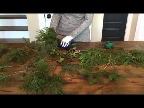 How to Make Evergreen Garland How to Make Evergreen Garland