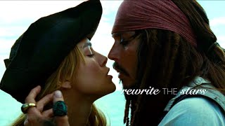 Jack Sparrow & Elizabeth Swann | Rewrite the Stars | Edit