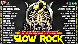 Slow Rock Songs 70s 80s Full Album 🎶 Scorpions, GnR, Bon Jovi, Metallica, John Denver, Dido ...