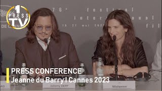 Johnny Depp I Struggled with Speaking French I Cannes 2023