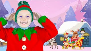 Five Little Elves | Christmas Song For Kids | Emily Family Show