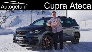 Cupra Ateca AWD driving REVIEW with snow drive - Autogefühl