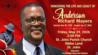 Celebrating the life of Anderson Mayers