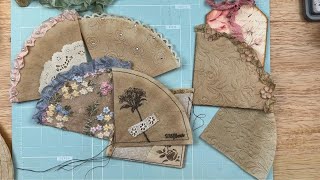 Junk Journal Corner Pockets Using Coffee Filters