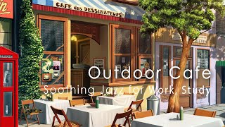 Outdoor Coffee Shop & Bossa Nova Music - Cafe Music, Relaxing Cafe ASMR, Study Music, Work Music