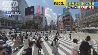 首都圏“解除後”初の土曜　銀座は人出7割まで戻る(20/05/31)