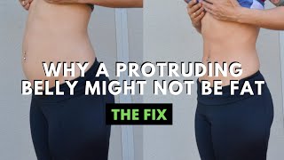 Why Your Protruding Belly Might Not Be Fat - The Fix