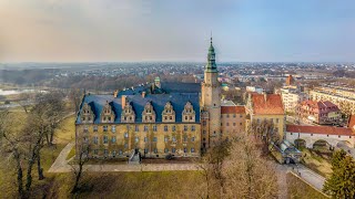 Zamek Książąt Oleśnickich w Oleśnicy || Z lotu ptaka