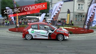 6 Rajdowy Ustroń 2022 - Krzysztof Szturc / Mariusz Cymorek - Peugeot 206