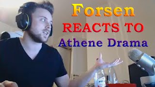 Forsen reacts to Sodapoppin defending Athene (WizardPoker)