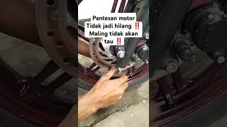 Cara aman kan motor dari maling ‼️#shortvideo #shorts