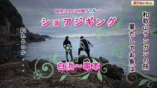 【ショアジギング 】白浜〜串本ランガンの旅　果たしてお魚は釣れるのか、、、