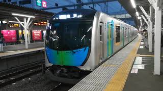 西武40000系40101編成所沢駅発車シーン