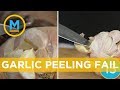 We tried that viral garlic peeling hack so you don't have to | Your Morning