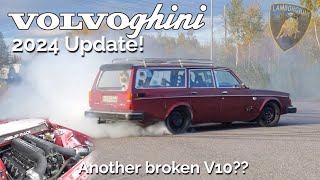 Volvoghini 2024 Update. Volvo 245 with Lamborghini V10 is this also broken now?