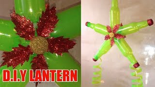 DIY/Parol/Star/Christmas decor/ Lantern from recycled plastic bottles.