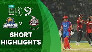 Shorts Highlights | Karachi Kings vs Lahore Qalandars | Match 26 | HBL PSL 9 | M1Z2U