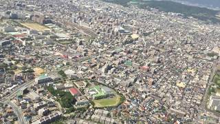 ANA福岡空港R/W34サークリングアプローチ