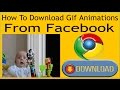 How To Download Gif Animations From Facebook On PC Google Chrome?