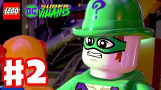 LEGO DC Super Villains - Gameplay Walkthrough Part 2 - The Riddler, Clayface, and Catwoman!