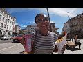 americans try belgian food 🇧🇪 frites eva del aire ✈️