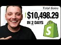 I Made $10,000 In 2 Days Selling A T Shirt | Shopify POD Business