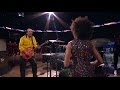 Cindy Blackman and Carlos Santana Perform The National Anthem at Oracle Arena