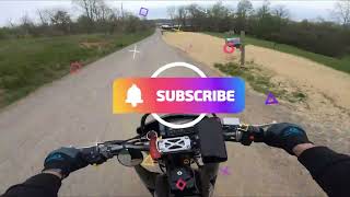 drz400sm vs ktm 450 exc! just a little fun ride.