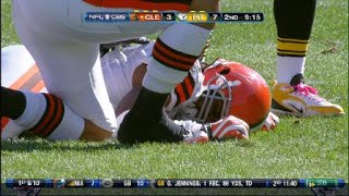 Josh Cribbs injury | Wright punt return - Browns KR Josh Cribbs laterals to Eric Wright on an 80-ya