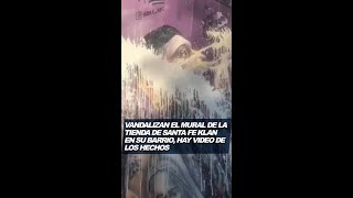 Vandalizan el mural de la tienda de Santa Fe Klan en su barrio #Shorts