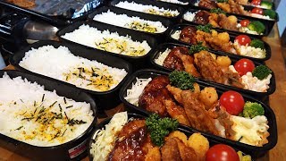 【チーズハンバーグ弁当】弁当作りを近くで見るぞ！その３９０のヤツ 【ＢＥＮＴＯ】[  Cheese Hamburg lunch box ]