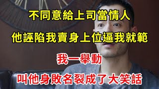 不同意給上司當情人，他誣陷我賣身上位逼我就範，我一舉動，叫他身敗名裂成了大笑話 | 翠花的秘密