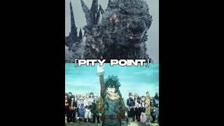 peak lizard vs mid cringey series #godzilla #toho #myheroacademia #minusone