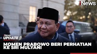 Presiden Prabowo Beri Perhatian ke Sri Mulyani Saat Kedinginan di Inggris