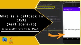 How To Create a JAVA Callback In Android Studio (Explained Step by Step)