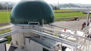 Biogasanlage Schweiz Tägerwilen: Grüngut zu Biomethan