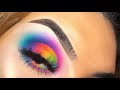 RAINBOW CUT CREASE EYESHADOW TUTORIAL | Tia Shea