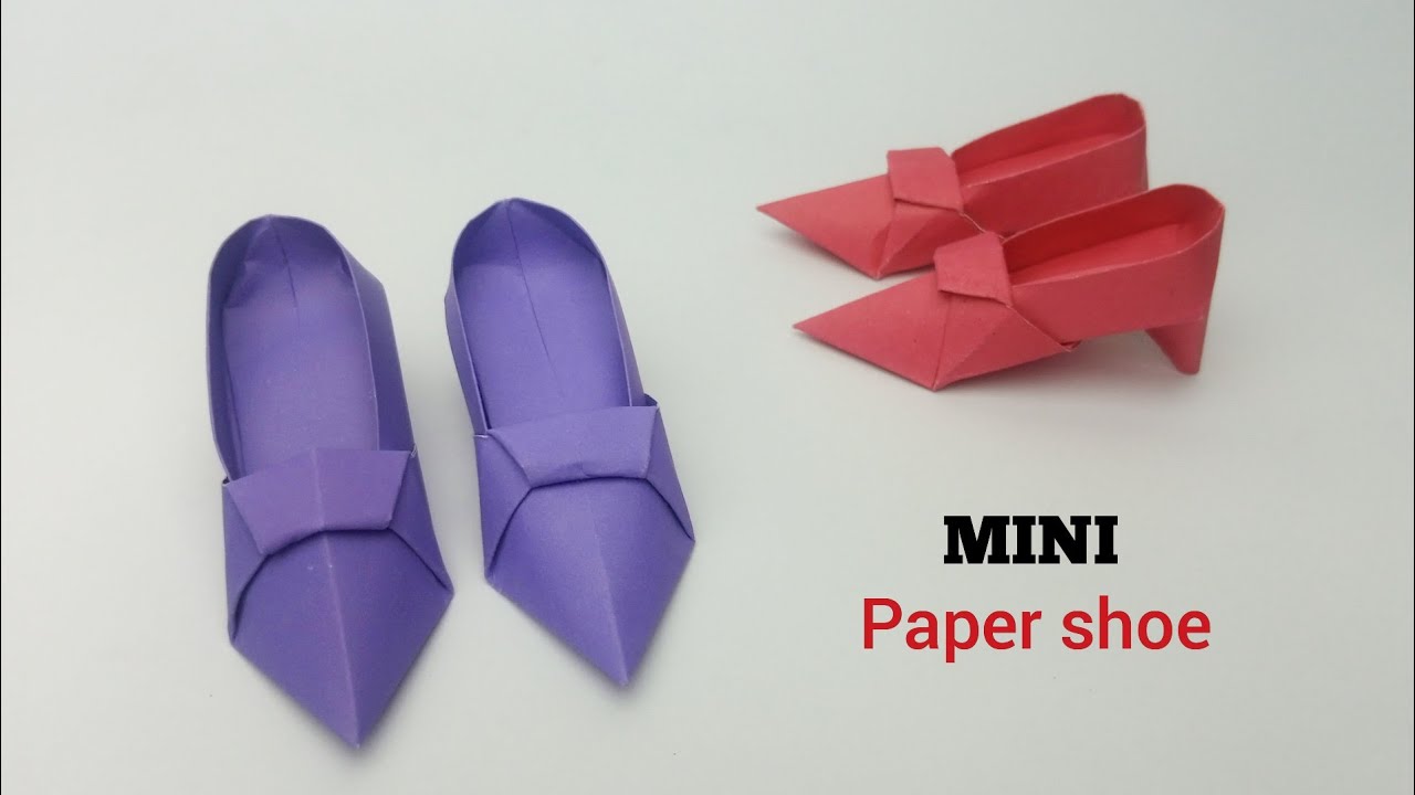 Origami Shoe Diy Paper Shoes Creative Craft Project Create Stunning