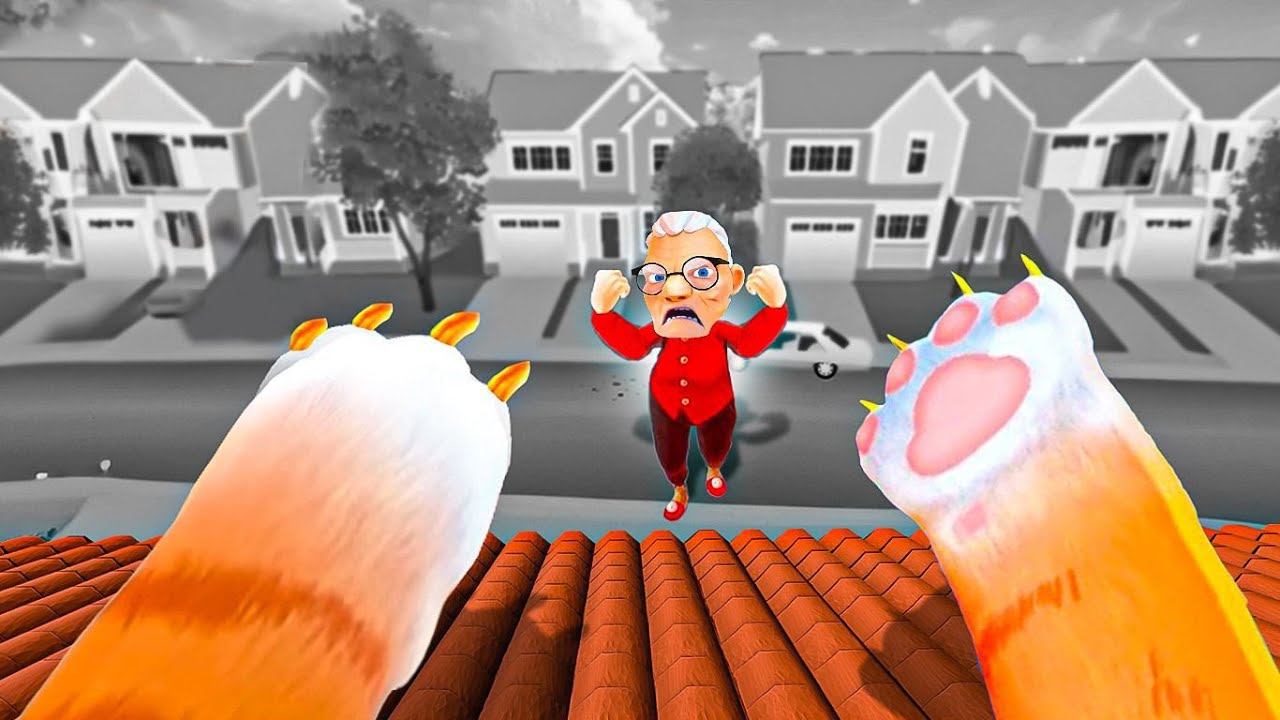 Escaping Granny S House I Am Cat Vr Youtube