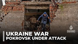 Residents in Ukraine's Pokrovsk remain defiant but fearful amidst Russian advances